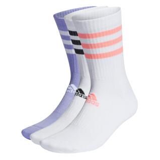 Chaussettes adidas 3-Stripes Cushioned (x3)